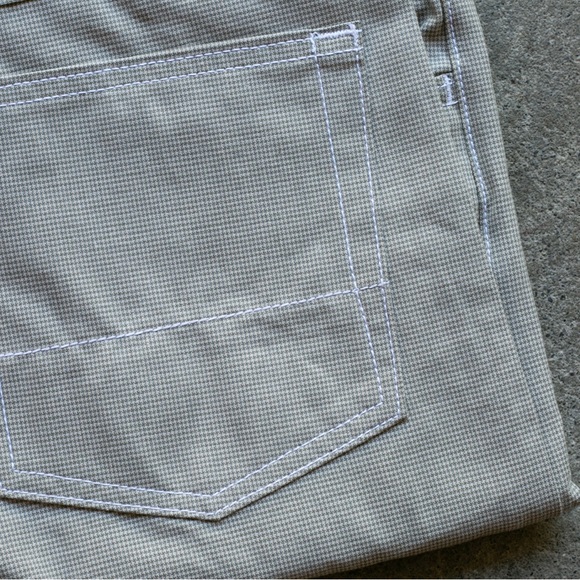 Gustin Italy Olive Houndstooth 5 Pocket Pants - Picture 3 of 4